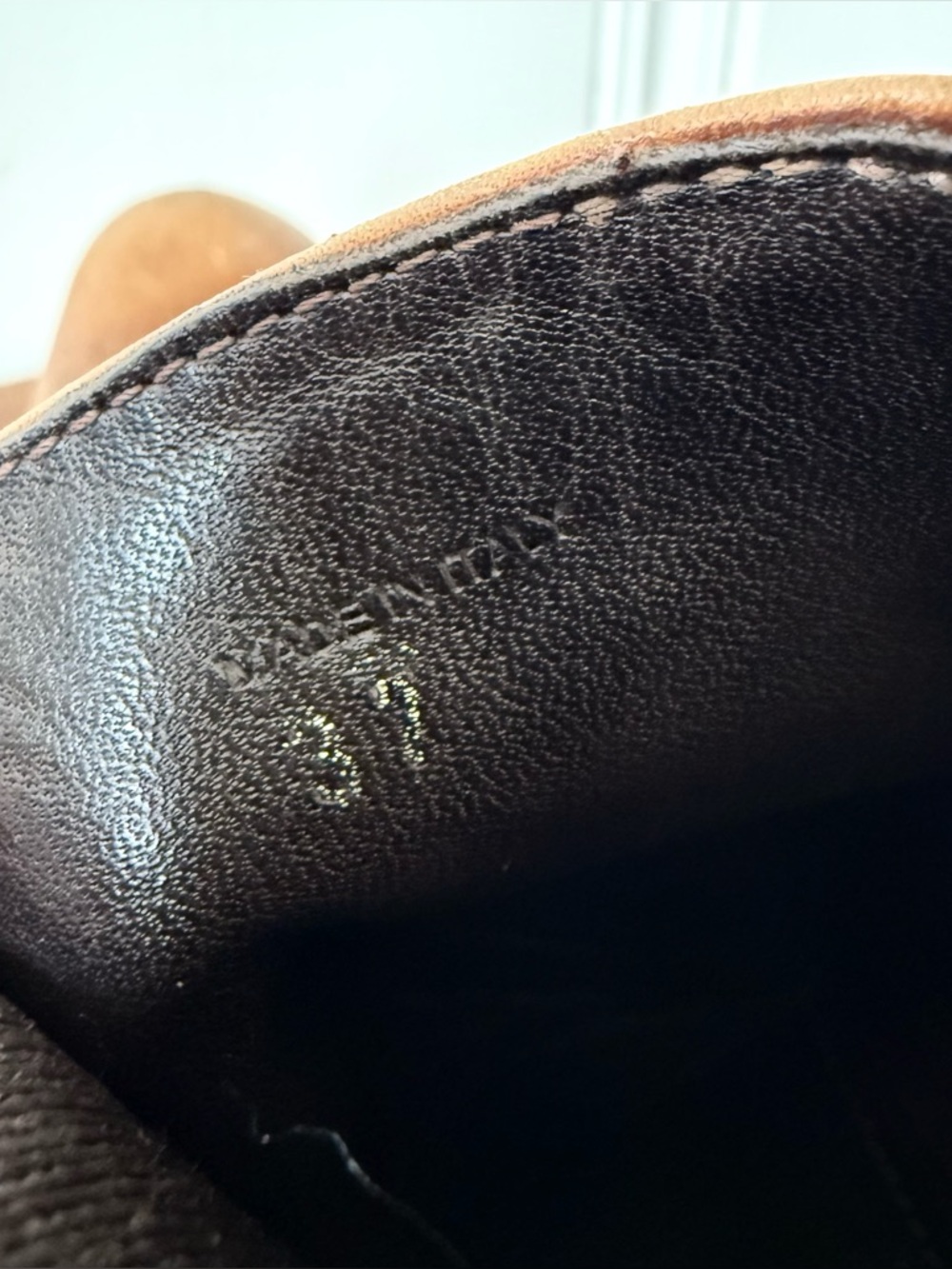 Prada Monolith Brown Leather Chunky Platform Chelsea Boots size 37 - Picture 9 of 10
